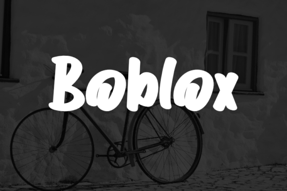 Boblox: A Modern Script Handwritten Typeface for Editorial Design