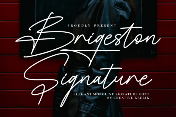 Brigeston Signature: A Modern Typeface for Editorial Design