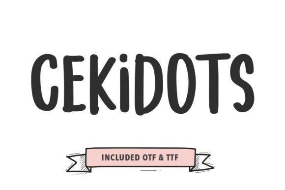 Cekidot Font: Bold Brush Strokes for Modern Design