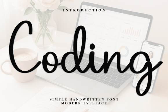 Coding Typeface for Festive Brand Design