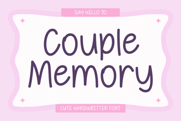 Couple Memory: A Handwritten Font for Makers