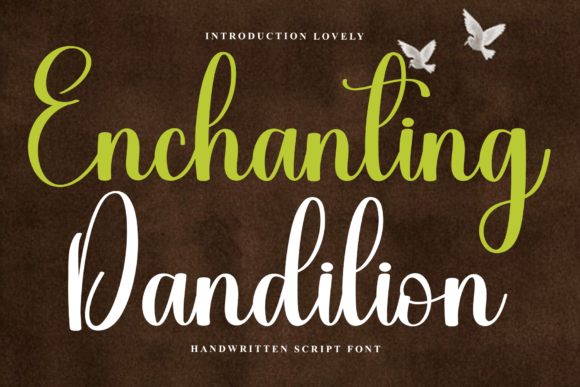 Enchanting Dandilion Font for Creative Campaigns