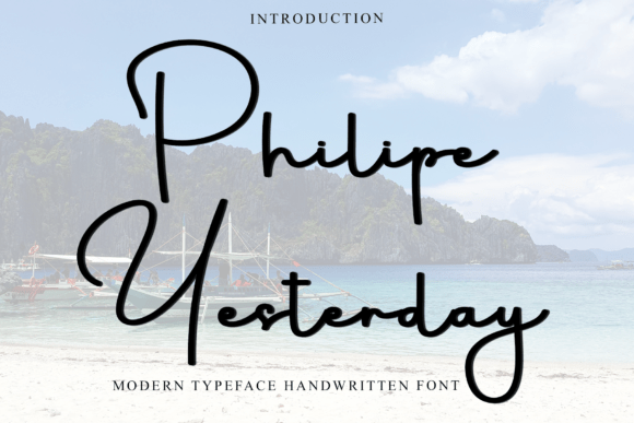 Fhilipe Yesterday: A Festive Script Font for Editorial Design