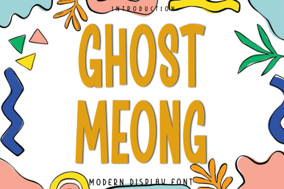 Ghost Meong Font for Elegant Editorial Design