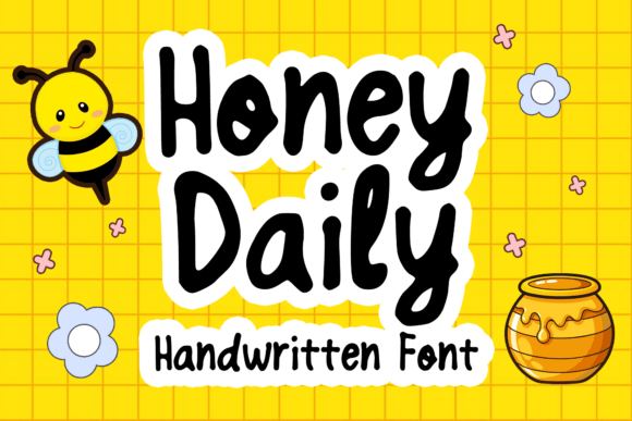 Honey Daily: A Playful Script Font for Editorial Design