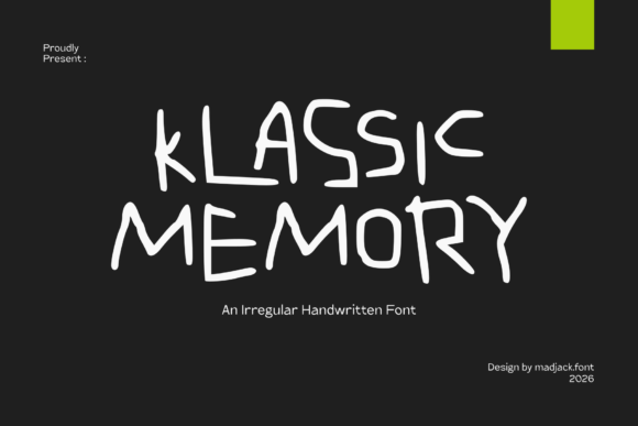 Klassic Memory Font for Authentic Campaigns
