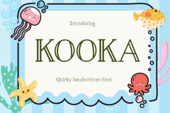 Kooka: A Charming Hand-Drawn Font for Makers