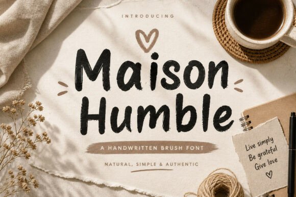 Maison Humble: The Audacious Script Handwritten Font for Bold Campaigns