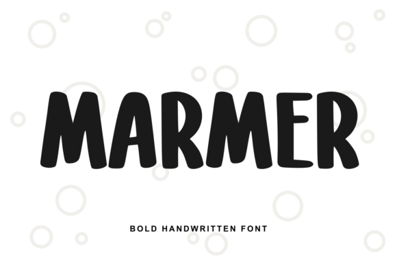 Marmer: A Hand-Drawn Font for Warm Branding