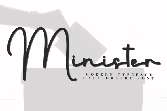 Minister: A Festive Script Typeface for Holiday Design