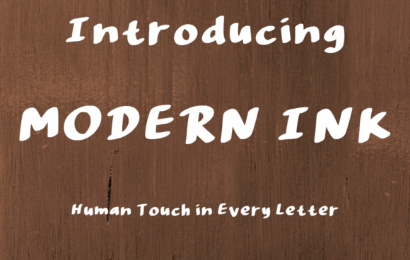 Modern Ink: Bold Script Font for Designers