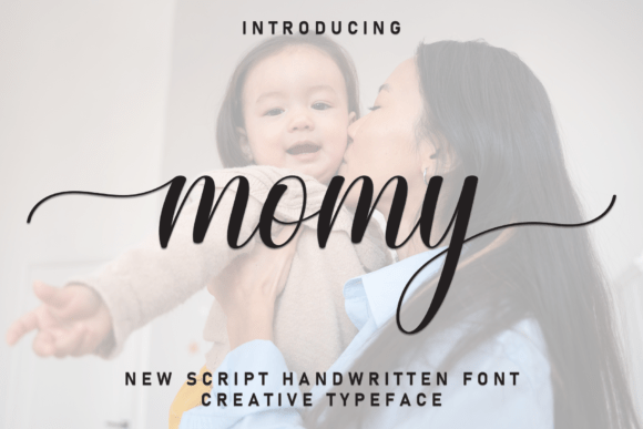 Momy Script Handwritten Font for Makers