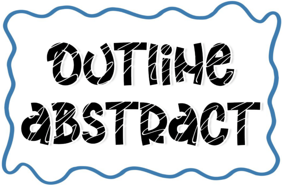 Outline Abstract: A Sweet Script Font for Makers