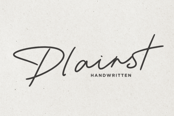 Plainst: A Minimal Script Font for Editorial Design