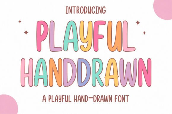 Playful Handdrawn Font for Small Business Branding