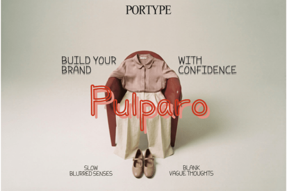 Pulparo: A Distinctive Script Handwritten Typeface for Editorial Design