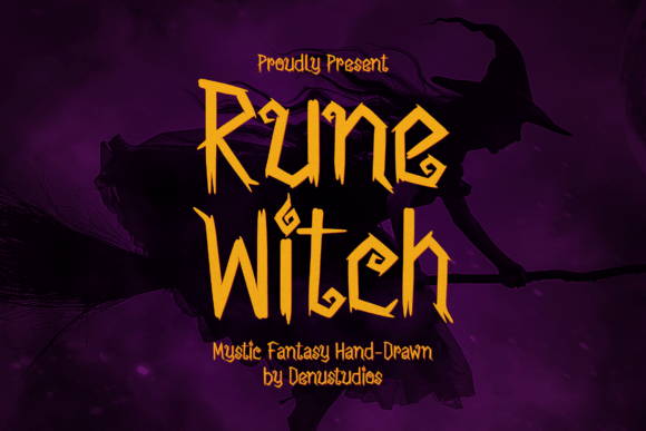 Rune Witch: A Mystical Hand-Drawn Typeface