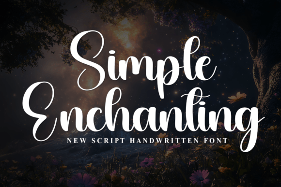 Simple Enchanting Typeface for Makers