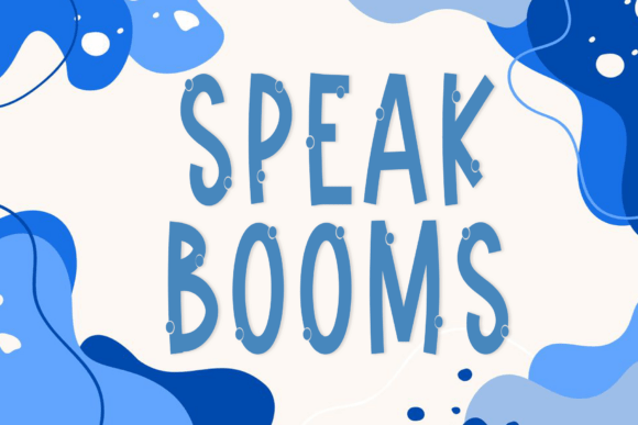 Speak Booms Font for Modern Web Design