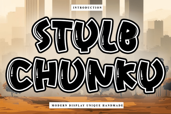 Style Chunky: The Ultimate Handwritten Font for Bold Branding