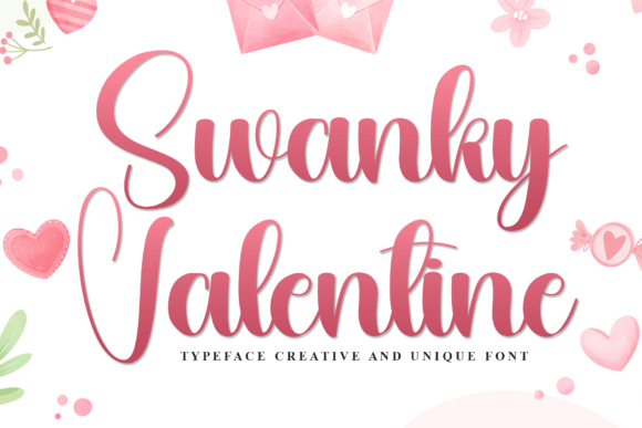 Swanky Valentine Font Review for Brand Designers