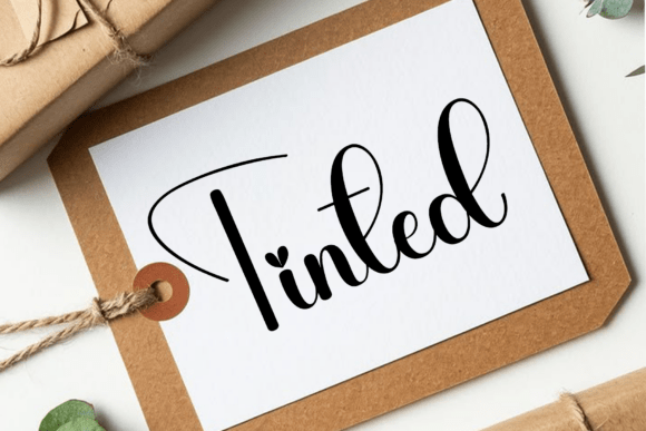 Tinted: A Sweet Script Handwritten Font for Editorial Design