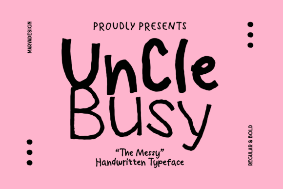 Uncle Busy: The Perfect Handwritten Font for Crafters
