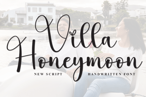 Villa Honeymoon: A Script Handwritten Font for Elegant Branding