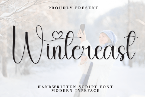 Wintercast: A Whimsical Script Handwritten Font for Crafters
